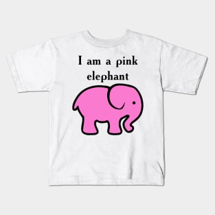 I Am a Pink Elephant - Cute Animal Kids T-Shirt